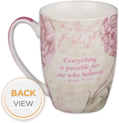 Miniatura 6 de Tazas con diseño de mariposa y texto: Blessed, Believe y Grace