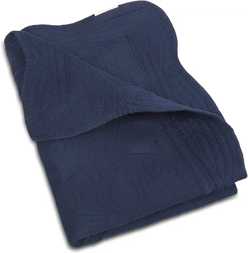 Miniatura 7 de MONOBLANKS Manta de Edredón de Bebé Personalizada Monograma Ligera con Relieve Escalonado para Todas las Estaciones (Gris)