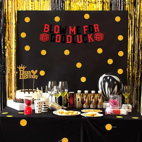 Miniatura 3 de Cartel con purpurina con temática de casino preencordado, decoraciones de despedida de soltera para ella, suministros de fiesta, recuerdos y regalos