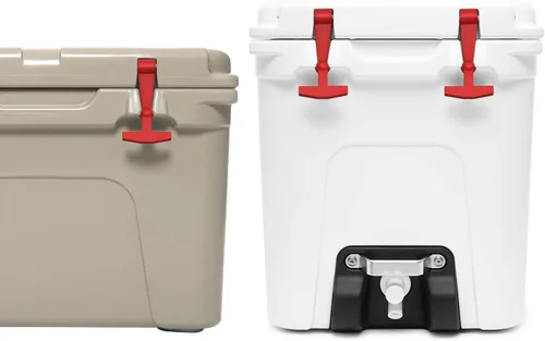 Miniatura 5 de Pestillos de tapa de repuesto (paquete de 2) compatibles con todos los refrigeradores duros Yeti, RTIC, otros relacionados, hechos de goma dura