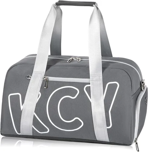 Bolsa de gimnasio deportiva con bolsillo para ropa húmeda y compartimento para zapatos para mujeres y hombres, pequeña bolsa deportiva para yoga,