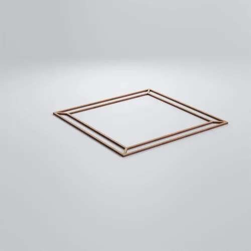 Miniatura 3 de 15 3/8"W X 15 3/8"H Medium Fairplay Decorativos Madera Calado Paneles De Pared, Abedul Birch