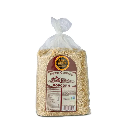 Miniatura 16 de Amish Country Popcorn 24 (Bolsas de 4 Oz) Palomitas de Maíz Baby White Tradicionales, Sin OMG y Sin Gluten