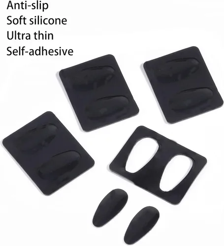 Miniatura 2 de lvvfit Almohadillas de nariz para gafas, almohadillas adhesivas antideslizantes para la nariz, almohadilla de silicona suave para lentes, anteojos