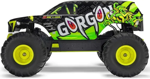 Miniatura 8 de ARRMA Camión RC 1/10 Gorgon 2 Wheel Drive RTR Camión Monster de Motor Cepillado Batería y Cargador Incluidos Azul ARA3230ST5