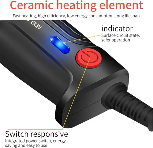 Miniatura 5 de Kit de soldadura de hierro, pistola de soldadura de 60W automática de mano, kit de pistola de soldadura de hierro, herramienta de soldadura, pistola