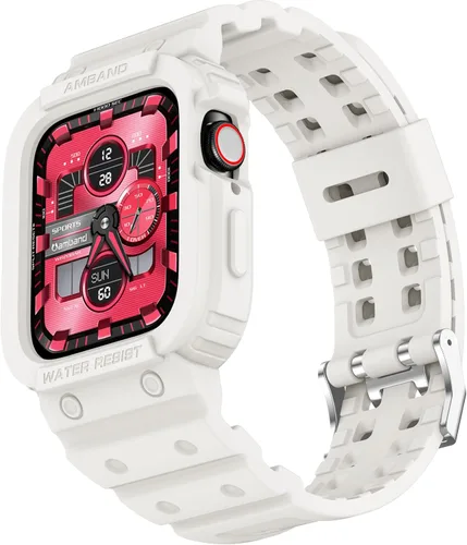 Miniatura 42 de amBand E1 Sport Case Band for Apple Watch Ultra 3/2/1 & SE 3/2/1 & Series 11 10 9 8 7 6 5 4 3 49mm 46mm 45mm 44mm 42mm 41mm 40mm 38mm, Shockproof &