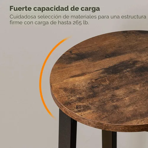 Miniatura 7 de HOOBRO Taburetes de bar, taburetes de bar, juego de 2, taburetes de bar de altura de mostrador, taburetes de bar de 24.8 pulgadas para isla