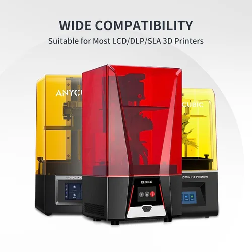 Miniatura 5 de YOUSU Resina de impresora 3D flexible y resistente (Shore 80A), goma suave/TPU como resina de impresión 3D, resina de fotopolímero de curado UV