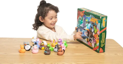 Miniatura 8 de JOYIN Calendario de Adviento de Navidad 2025 Patos, Patos de Goma para Niños, Niñas, Niños y Niños Pequeños, Regalos de Fiesta de Navidad, Juguetes