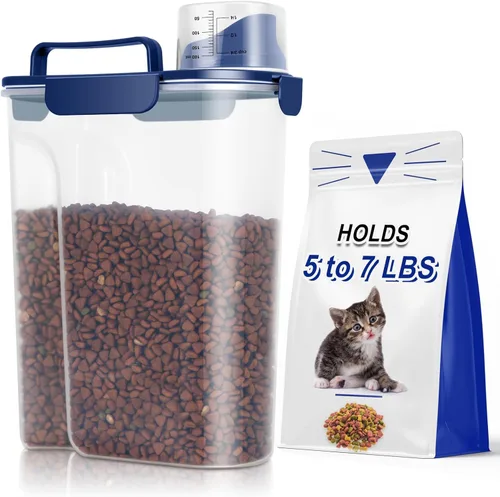 Miniatura 15 de TBMax Contenedor de Almacenamiento de Comida para Gatos y Perros de 5 a 7 libras, Contenedor Secundario de Almacenamiento de Comida para Mascotas