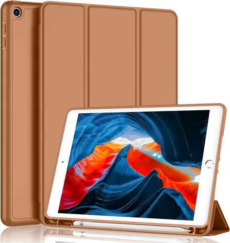 Miniatura 43 de iMieet - Funda para iPad de 9ª generación 2021/iPad de 8ª generación 2020 de 10.2 pulgadas con soporte para lápices, funda para iPad de 7ª
