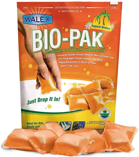 Miniatura 10 de Walex Bio-Pak Black Desodorizador y Digestor de Residuos para Tanque de Retención Drop-Ins - Fórmula Avanzada de Enzimas para la Descomposición