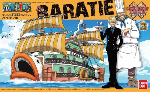 Miniatura 4 de Bandai Hobby - One Piece - (2250043) 10 Baratie Model Ship Grand Ship Collection Model Kit