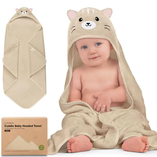 Miniatura 18 de KeaBabies Toalla de bebé con capucha para recién nacido, viscosa derivada de bambú, toallas de baño grandes con capucha para niños, niñas, niños