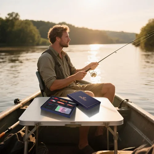 Miniatura 7 de Kit de caja de aparejos de pesca de 104 piezas con señuelos de pesca, ganchos, pesas, herramienta para quitar anzuelos y accesorios de pesca, juego