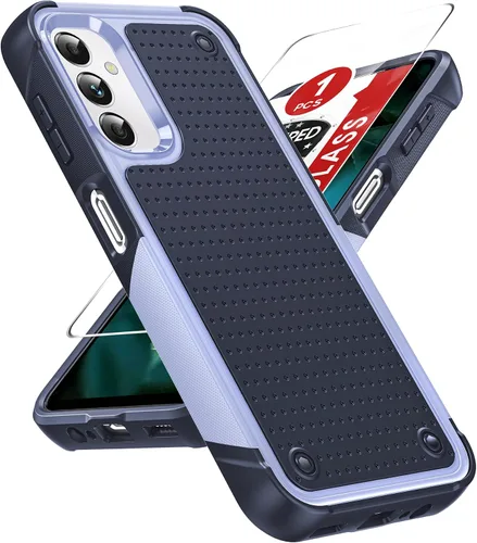 Miniatura 21 de LeYi Funda para Galaxy S21 FE-5G: Funda Samsung S21 FE con protector de pantalla, doble capa protectora de policarbonato duro y TPU suave Android