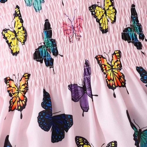 Miniatura 6 de RETSUGO Vestidos para niñas pequeñas, vestido casual de fiesta de cumpleaños, vestido de verano para niños pequeños, vestido de verano de 1 a 8 años