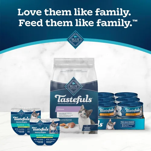 Miniatura 9 de Blue Buffalo Tastefuls Alimento para Gatitos con DHA - Comida Seca para Gatos Hecha en los Estados Unidos con Ingredientes Naturales, Receta