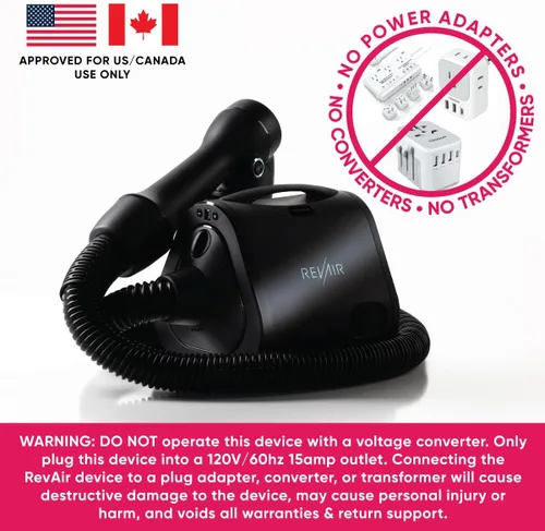 Miniatura 3 de REVAIR - Secador de pelo con reverso de aire - Secador de pelo innovador de secado rápido para cabello rizado, ondulado y liso - Revolucionario