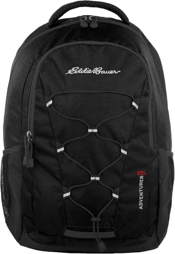 Miniatura 3 de Eddie Bauer Adventurer - Mochila con Compartimentos Organizados y Manga Compatible con Hidratación/Laptop, Adventurer - Negro, 25L