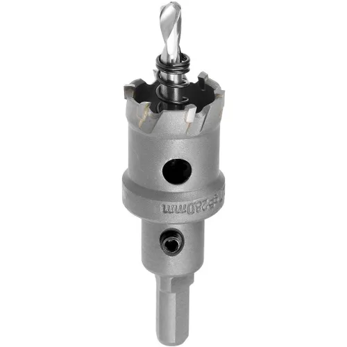 Miniatura 24 de Sierra de agujero TCT de 0.551 in, 9/16 pulgadas de diámetro de corte de carburo de tungsteno, abridor de agujeros con punta de carburo