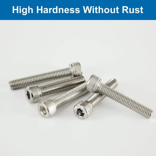 Miniatura 6 de M5 x 10 mm, 14 mm, 18 mm, 20 mm, 25 mm Tornillos de cabeza hexagonal, Acero inoxidable 304, unidad hexagonal Allen métrica, acabado brillante