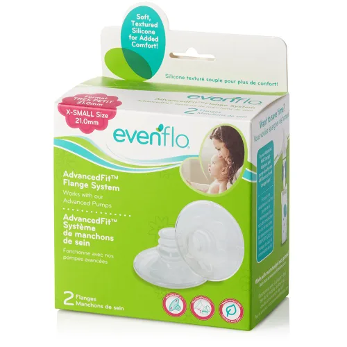Miniatura 2 de Evenflo Feeding Sistema de brida AdvancedFit de 2 piezas con acceso a video instructivo, XS, 0.827 in (paquete de 2)