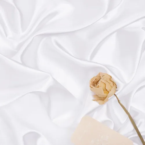 Miniatura 9 de MLMW Tela de satén Charmeuse beige de 3 yardas y 60 pulgadas de ancho, tela de satén Charmeuse sedosa por yarda, tela suave para vestidos de boda