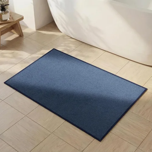 Miniatura 61 de YIHOUSE Juego de 2 tapetes de baño, color beige, ultrafino, absorbente, antideslizante, para baño, lavable, ducha, lavabo, lavandería