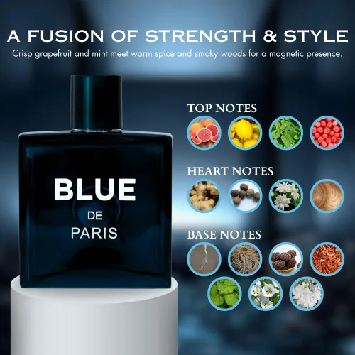 Miniatura 3 de Sandora Fragrances Colonia para hombre – Inspirada en un perfume para hombre reconocido mundialmente – Pomelo, menta, jazmín, cedro – Perfume
