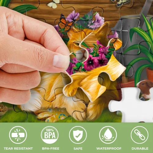 Miniatura 4 de QUOKKA 13 Piezas de Actividades para Demencia para Adultos - 3 Juego de Rompecabezas para Personas Mayores - Regalos Grandes para Personas Mayores