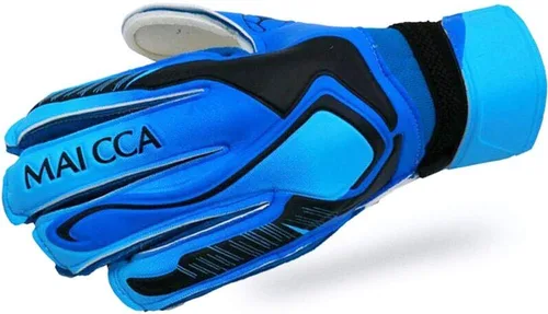 Miniatura 6 de Guantes de portero de portero de fútbol para deportes al aire libre, protectores de dedos, talla 5-7, unisex, niños y jóvenes Azul