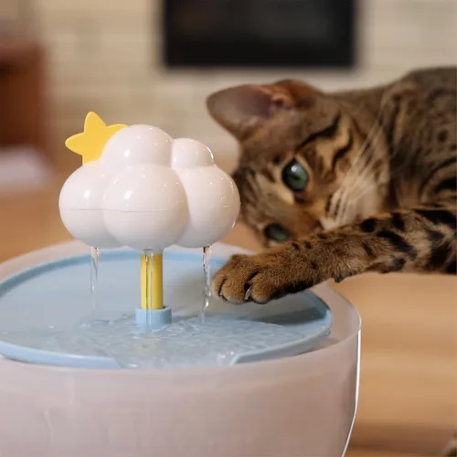Miniatura 6 de Catstages Filtro de repuesto para fuente de gato, sistema de filtración 5 en 1 de alta calidad para fuentes de agua para gatos, carbón activado