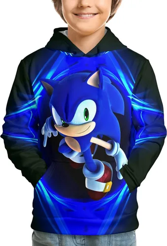 Miniatura 2 de bendl Sudadera con capucha con estampado 3D de anime para niños y niñas, sudadera con capucha deportiva
