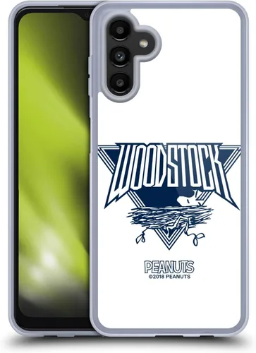 Miniatura 64 de Head Case Designs Funda de gel con licencia oficial de Peanuts Woodstock Insignia Rock Tees [protección de grado militar] compatible con Samsung