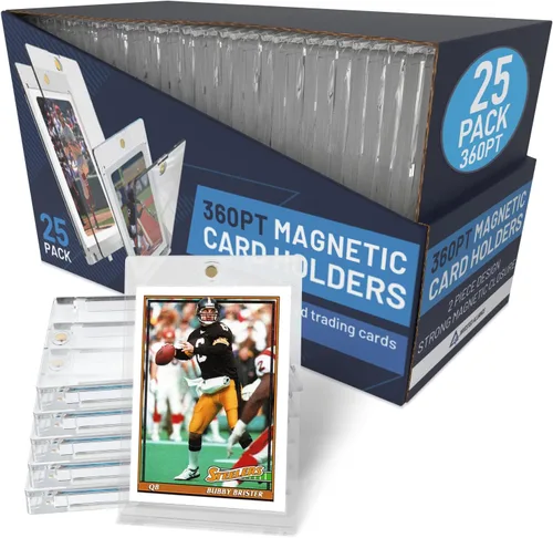 Miniatura 14 de Estuche soporte magnético premium de 35PT - 360PT para tarjetas Soporte magnético para cartas de intercambio, deportes profesionales, fútbol