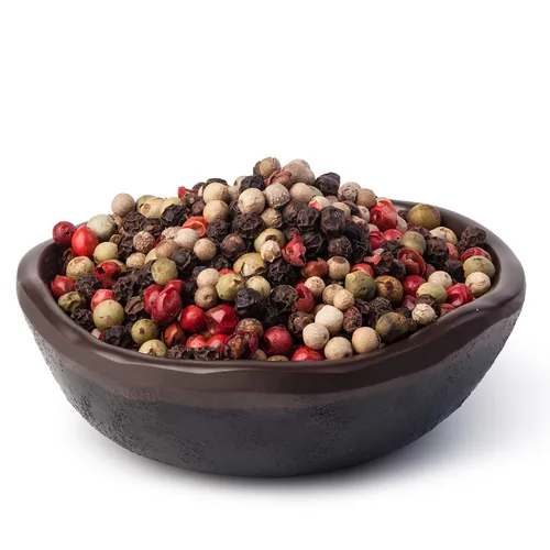 Miniatura 7 de Cerez Pazari Mezcla de Pimienta Arcoíris 12 oz y Sal Rosa del Himalaya (grano grueso) 2 lbs, Pimienta Entera Negra, Rosa, Verde, Blanca