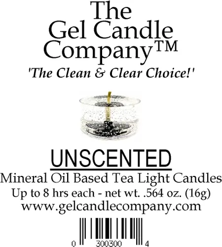 Miniatura 5 de Paquete de 24 aceites minerales de color rojo 100% transparente, sin perfume, a base de hasta 8 horas de velas de té para el hogar, restaurantes