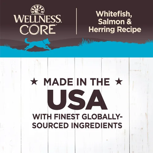 Miniatura 4 de Wellness CORE Alimento húmedo natural sin granos para perros enlatado, pescado blanco, salmón y arenque, lata de 12.5 onzas (paquete de 12)