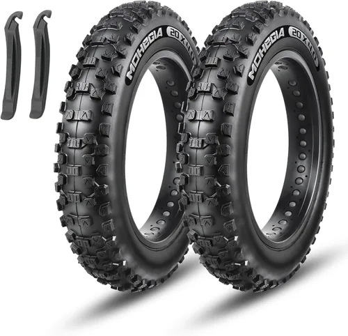 MOHEGIA Neumático para Bicicleta Eléctrica de Llanta Ancha: 20x4.0/26x4.0 Pulgadas, Neumático de Reemplazo para Bicicleta de Montaña Eléctrica,