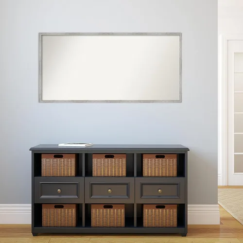 Miniatura 115 de Amanti Art Espejo de baño blanco para sobre el fregadero, 32 x 45 pulgadas, espejo de tocador rectangular blanco esbelto, marco de madera moderno