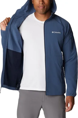 Miniatura 5 de Columbia Softshell con capucha Tall Heights para hombre
