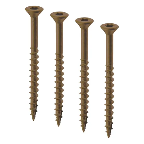 Miniatura 5 de Nuvo Iron Tarro de Tornillos para Cubierta # 8 x 2 1/2" - 250 unidades, Marrón