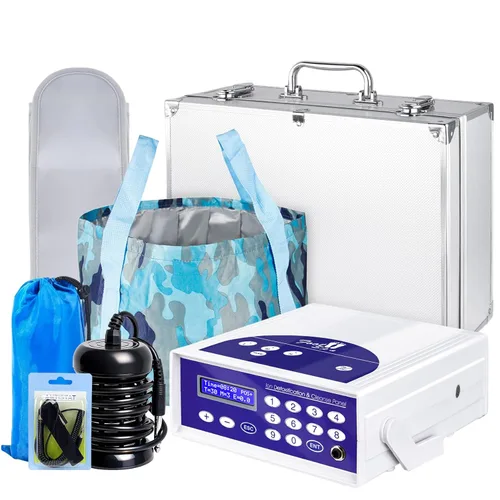 Máquina de desintoxicación iónica para baño de pies, spa de pies para uso doméstico, sistema de baño de pies de desintoxicación iónica, incluye