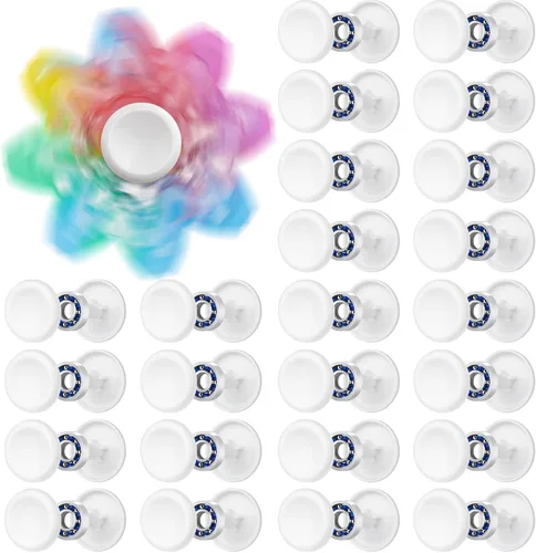 Miniatura 13 de NiArt Juego de Spinner de Dedo Manual DIY Kit de Molde de Resina de Epoxy de Silicona 9 Moldes con 10 Rodamientos, Juego de Juguete de Mano