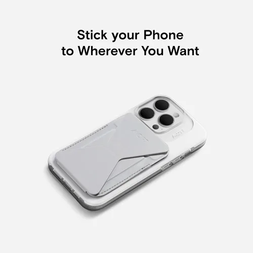 Miniatura 6 de MOFT MagSafe - Soporte para teléfono compatible con iPhone 16/15/14/13/12 Series Fuerte magnético, soporte para tarjetas de teléfono de cuero vegano