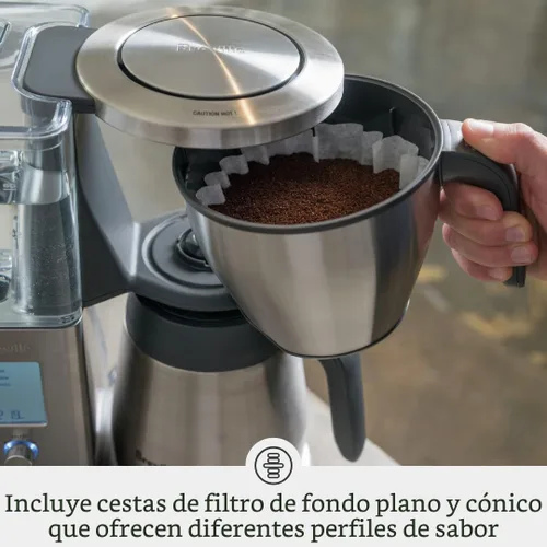 Miniatura 5 de Breville BDC450BSS Cafetera de precisión con jarra térmica, de goteo, 60 oz, acero inoxidable cepillado