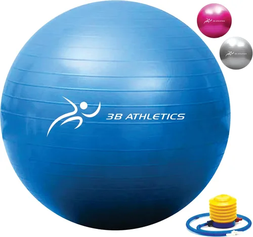 Miniatura 8 de Pelota de yoga para embarazo y pelota de ejercicios: equipo de fitness para gimnasio en casa, equipo de ejercicio para mujeres, kit de pilates