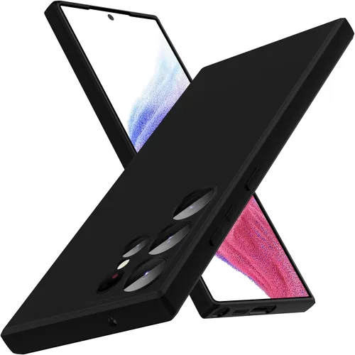 Miniatura 10 de Funda para Samsung Galaxy S22 Ultra, silicona líquida de alta calidad sedosa al tacto, protección de la cámara, forro de microfibra suave Beige